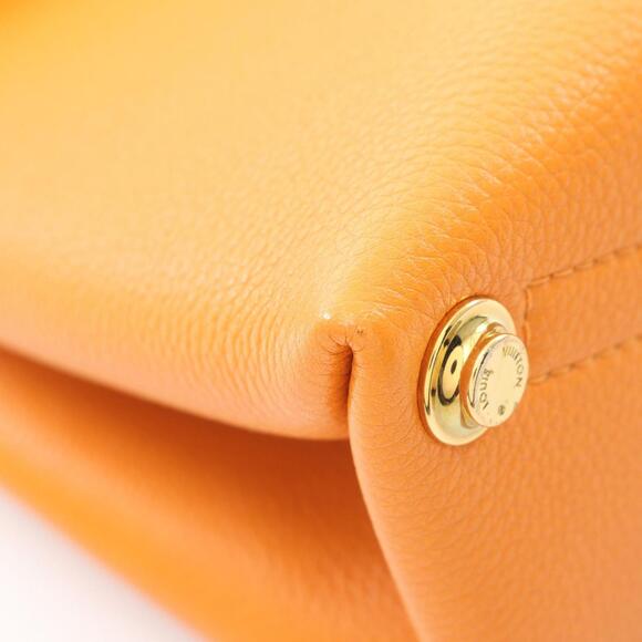 LOUIS VUITTON Rose des Vents PM Handbag Leather Calfskin Women's Orange M53818 - Picture 8 of 10